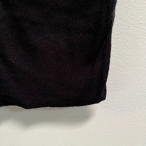 Cotton Citizen Melbourne Midi Skirt with Slit in Black Size Large NEW - Picture 3 of 4